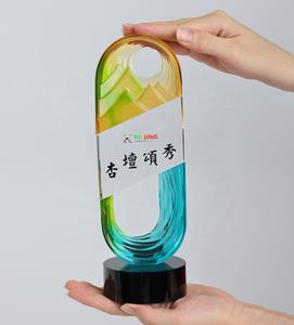 Jadevertu 2024 trophée <span class=keywords><strong>océanique</strong></span> pour la reconnaissance réalisation liuli soleil cristal trophée trophée trofeos - Product Image 3