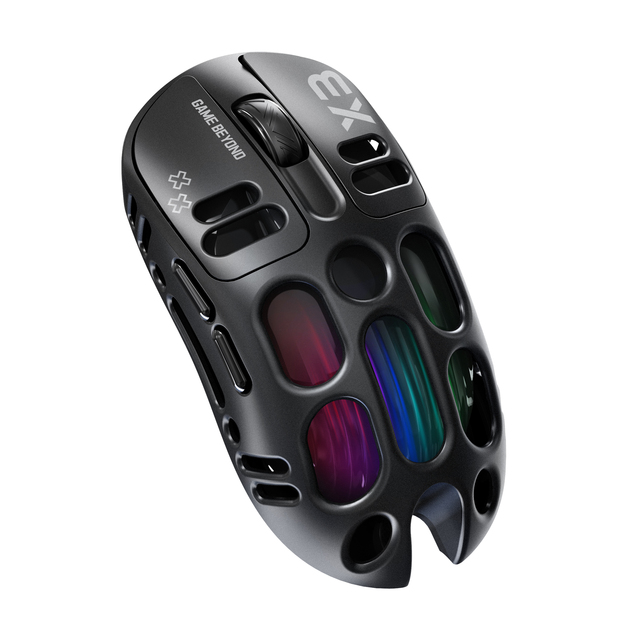 T-WOLF Wireless Gaming Mouse Hollow 3 Mode BT Paw3311 12000DPI Gamer E-sports Pc Gaming Mouse Gift Package