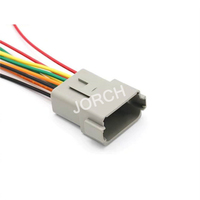 DT04-12P 3Pin Way DT Series Automotive Wiring Harness Socket Kabel Harness Tahan Air Buatan Khusus