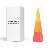 Bougies de cire de paraffine parfumées à la main en forme de pyramide en vrac pour les occasions de Diwali et de la fête des pères