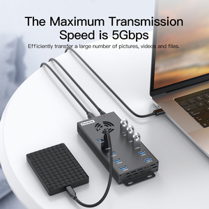 Sipolar 10-Port USB <span class=keywords><strong>Sync</strong></span> & sạc Hub cho <span class=keywords><strong>iPad</strong></span> <span class=keywords><strong>iPhone</strong></span> vớ<span class=keywords><strong>i</strong></span> iTunes hỗ trợ, 5V/2.1A mỗ<span class=keywords><strong>i</strong></span> cổng - Product Image 2