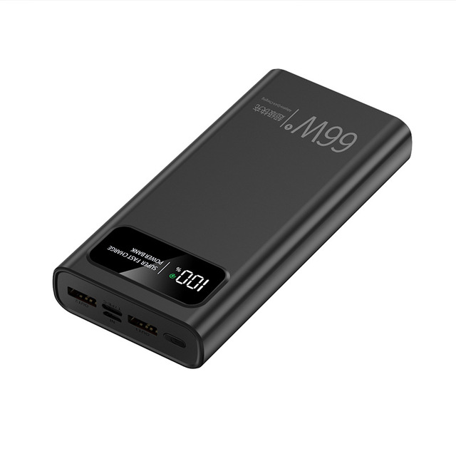 New Hot 120W66W Super Fast Charging Treasure 20000mAh Plastic Portable Mobile Power Bank K30-K31 Wholesale