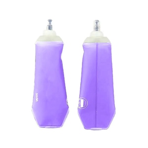 Yumuşak <span class=keywords><strong>Flask</strong></span> taşınabilir su şişesi katlanabilir sızdırmaz silikon BPA içermeyen spor seyahat maraton koşu yürüyüş bisiklet <span class=keywords><strong>Flask</strong></span> - Product Image 6