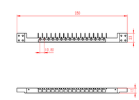 Base de fixation personnalisable pour bornes de chaîne PV 050E/050K, montage facile pour la production d'énergie solaire photovoltaïque 16BB/18BB