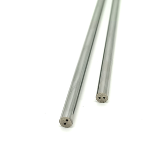 2 lỗ mặt đất H6 thanh cacbua vonfram với 2 ống dẫn làm mát song song khoảng trống cho các công cụ cắt đường kính 4mm to32mm hoặc lớn hơn - Product Image 2