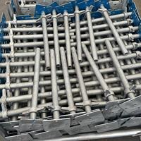 Accessoires professionnels pour échafaudages métalliques : Base réglable, Anneau de serrage, Rosette, Équerre de soutien, Goupilles pour la construction