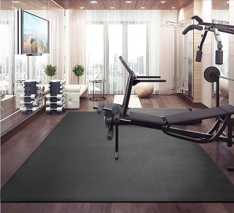 Grote Oefening Mat 9 'X 6' X 1/4 "Ultra Duurzame Antislip Workout Matten Voor Thuis gym Vloeren Plyo Jump Cardio Mma Matten