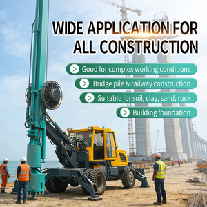 회전식 천공기(로터리 드릴링 리그 머신) - 말뚝 기초 공사 및 심층 굴착 프로젝트 공급 - Product Image 3