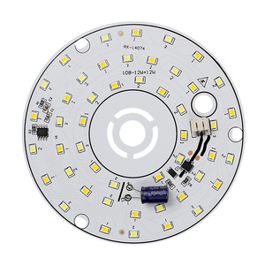 แผงไฟ LED 220V แบบไม่ใช้ไดรเวอร์ ทรงกลม 12W สำหรับเปลี่ยนหลอดไฟโคมระย้า สไตล์นอร์ดิก - Product Image 1