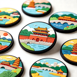 Aimant de réfrigérateur personnalisé en PVC souple 3D, souvenir promotionnel de voyage, fournitures cadeaux - Product Image 4