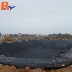 أغشية جيومبرانية من البولي إيثيلين عالي الكثافة ومنخفض الكثافة لخزانات مزارع الأسماك، خزان مياه بلاستيكي للبرك وتربية الأحياء المائية، بطانة بركة لمزارع الروبيان، بطانة بركة للزراعة الحيوية - Product Image 1