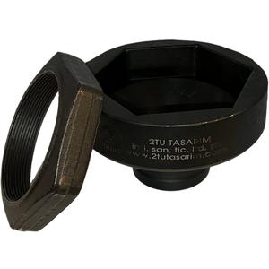 Extracteur d'écrou de moyeu arrière 105x6 POINT DAF-RENAULT-VOLVO, douille d'écrou d'essieu robuste, entraînement 3/4 pouces - Product Image 1