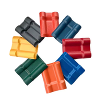 Tuile en résine ASA de conception espagnole Tuile en pvc Feuille de toiture en plastique