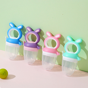 Poches en Silicone pour Tout-Petits, Bébé et Enfants, Distributeur de Nourriture Fraîche, Sucette d'Alimentation en Silicone de Qualité Alimentaire, Jouet de Dentition pour Fruits pour Bébés - Product Image 2