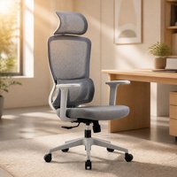 Chaise de bureau ergonomique moderne en maille, confortable, réglable en hauteur, pivotante, pour la maison, le bureau et les salles de conférence – Offre Spéciale