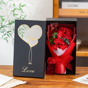 Bouquet de savons parfumés en forme de roses et de œillets, cadeau floral pour la fête des mères, la fête des enseignants, la saint-valentin, petit cadeau pour maman, 11 pièces - Product Image 2