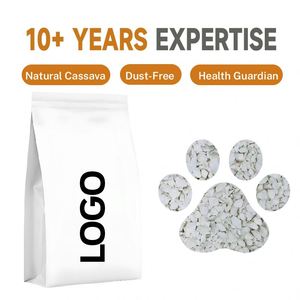 Cassava Cat Litter Plant Deodorization Low <b>Dust</b> Non-Stick Bottom Kitten Cat Litter White Clumping - Product Image 1