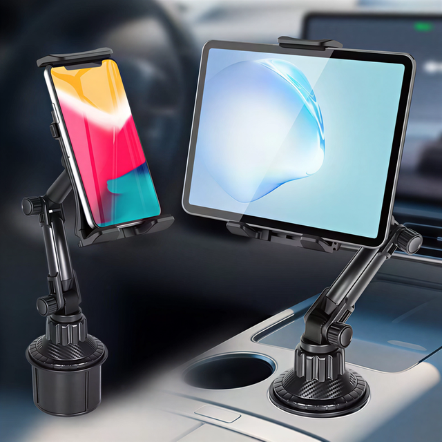 Universal Car Cup Tablet Stand Phone Holder Cellphone Holder Drink Bottle for iPad Mount Support Smartphone Mobile Phone Pad 11"