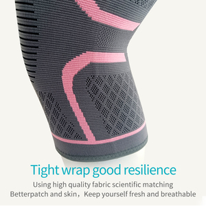 Pelindung Lutut Kompresi Fleksibel Berkualitas Tinggi, Peralatan Olahraga Luar Ruangan Kompresi Khusus untuk Meredakan Nyeri Arthritis - Product Image 4