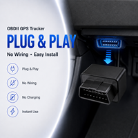 Dispositif de suivi de véhicule à distance OBD Mini 2G 4G LTE GPS Beidou GLONASS avec détection ACC, alarme anti-effraction, surveillance de conduite et stockage cloud