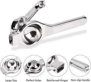 Spremiagrumi Manuale in Acciaio Inox per Limoni e Lime, Multifunzione, Riutilizzabile, con Logo Personalizzato e Confezione - Product Image 3