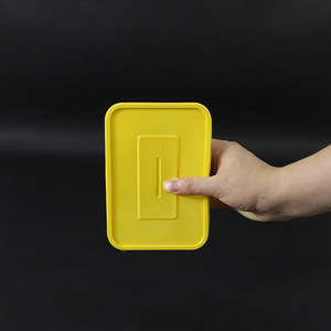 Food Grade PP Square Takeout Box <b>Microwave</b> Safe Refrigerated Disposable Lunch Box 035 - Product Image 1