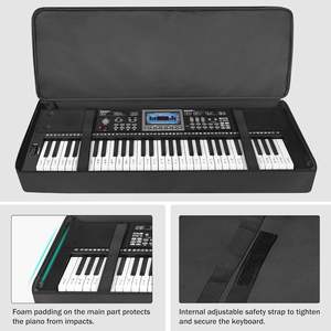 Échantillon gratuit - Housse de protection pour clavier de piano - Imperméable, anti-poussière, anti-rayures, ajustement réglable, lavable en machine - Product Image 5