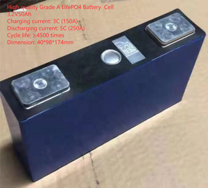 Hochwertige prismatische 3,2 V 50 Ah tragbare Lifepo4 Bike-Batteriezelle in Klasse A für Mini-Solarsystem - Product Image 6