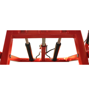 Elevador de tijera para coche de elevación completa de perfil bajo con liberación de bloqueo de seguridad neumática - Product Image 4