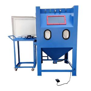 Máquina Profesional de Sandblasting Manual Húmedo 1010 con Plato Giratorio y <span class=keywords><strong>Carro</strong></span> Móvil con Bomba y Motor para Limpieza de Llantas de Aleación - Product Image 3
