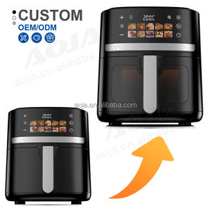 AOJA-Freidora de aire eléctrica portátil de 7l, freidora de aire sin aceite para cocinar platos saludables para toda la familia, con ventana - Product Image 3