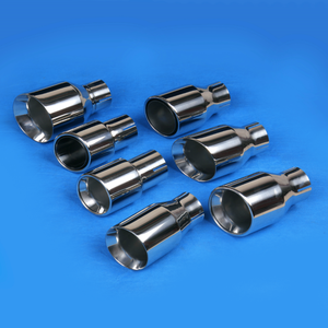 Rénovation de voiture en acier inoxydable plaqué titane noir silencieux d'échappement de 4 pouces tuyau d'échappement en titane - Product Image 5