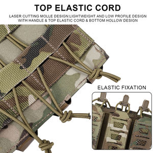 Sac de rangement tactique en nylon pour MP5 avec porte-chargeurs 3 ronds et gilet de défense personnelle - Product Image 5