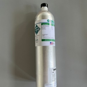 Gasco ถังแก๊สมาตรฐาน2L 25PPM H2S 50PPM Co 2.5% CH4 12% O2 N2ความสมดุลของอุตสาหกรรมที่ผลิตใน us.a. - Product Image 4