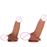 Pene Artificial, Masturbador Femenino, Ultra Suave, Extra Grande, Grueso, Realista, Estilo Stud, Juguete Sexual para Adultos, Ayuda Sexual