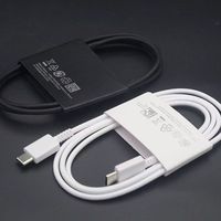 Cable de Carga Rápida Tipo-C a Tipo-C para S22/S23/S24/S25 Ultra PD, 1M, Material TPE, Directo de Fábrica en Jiangxi