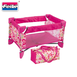 Игрушки Feili, лидер продаж, Интернет-магазин, складные детские куклы, кроватки и лежанки с сумкой, Детская кукла, манеж, аксессуары для кукол - Product Image 3