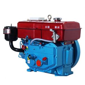 Vente directe usine – Moteur diesel manuel R180 7 CV refroidi par eau, Euro 3, pour machines de construction et agricoles, avec pompe et roulement - Product Image 1