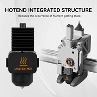 Kit de Hotend Integrado para Bambu Lab A1 / A1 Mini, Boquilla de Acero Endurecido Totalmente Metálica, Ensamblaje de Calentamiento de Alta Velocidad