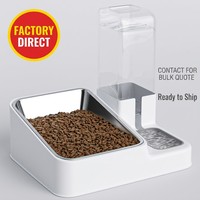Gamelle anti-renversement 2-en-1 pour chien et chat au design moderne – Bols anti-déversement pour nourriture et eau pour animaux de compagnie