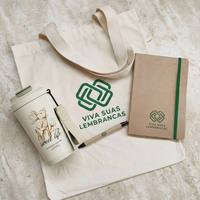 Set Hadiah Promosi Logo Kustom Tas Jinjing Mug Perjalanan Buku Catatan Pulpen Souvenir Bisnis Perusahaan Paket Hadiah Grosir Pesanan Massal