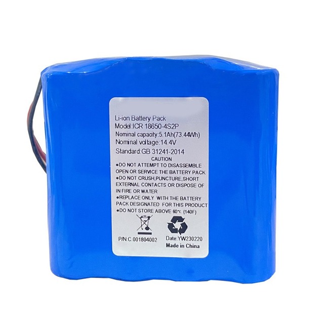 ODM 7.4V 11.1V 14.8V 18V Rechargeable Lithium Ion Battery Customized Battery Pack for Wheelchair Battery for Medical Equipments