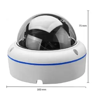 HD 1080P 2MP IP Metal Small Indoor Outdoor IP 67 Waterproof Mini CCTV IR IP Dome Camera for Bux and Taxi
