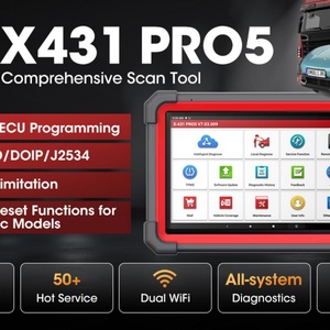 Диагностический сканер Launch X431 Pro5 OBD2 для автомобилей, анализатор двигателя, инструмент для диагностики и ремонта автомобилей, программирование ЭБУ - Product Image 2