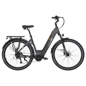 TTGO Electric City Bike 28 Inch 250W Mid Drive Lithium Battery 9 Speed Aluminum <b>Frame</b> Front Suspension Electric <b>Bicycle</b> - Product Image 1