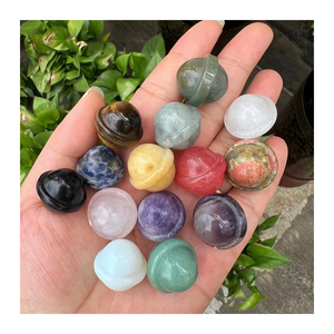 UFO de cuarzo natural de 20mm, piedra de bolsillo tallada, figura de <span class=keywords><strong>Planeta</strong></span> de cristal, <span class=keywords><strong>amatista</strong></span> curativa, decoración del hogar, regalo, <span class=keywords><strong>Planeta</strong></span> de piedras preciosas - Product Image 1