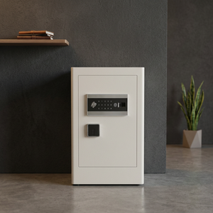 Coffre-fort de sécurité en acier robuste avec serrure biométrique avancée à double verrouillage par empreinte digitale et mot de passe - Product Image 3