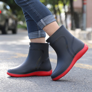 Bottes de <span class=keywords><strong>pluie</strong></span> pour hommes de haute qualité et tendance, chaussures de <span class=keywords><strong>pluie</strong></span> pour adultes, bottes imperméables pour l'été et le printemps - Product Image 4