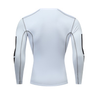 Chemises de compression pour hommes à manches longues, t-shirt de sport pour la salle de sport, haut de course à séchage rapide, sous-vêtement de sport
