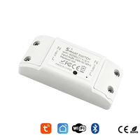 Module de relais intelligent YDD Tuya Alexa Google Home WiFi double mode 10A, indice de protection IP18, distance de contrôle 30-100m pour la maison intelligente